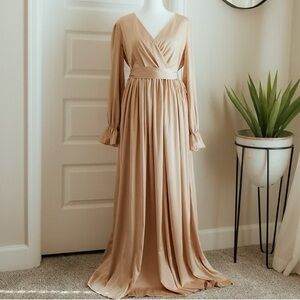 Baltic Born Nude Maxi Dress NWT